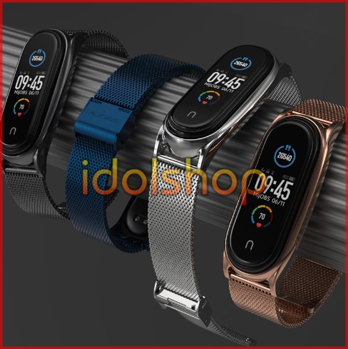[Miband 5] Dây đeo kim loại MIJOBS thay thế Xiaomi Miband 5 bản Plus
