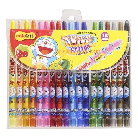 [HCM]BÚT SÁP VẶN COLOKIT DORAEMON TCR-C05/DO