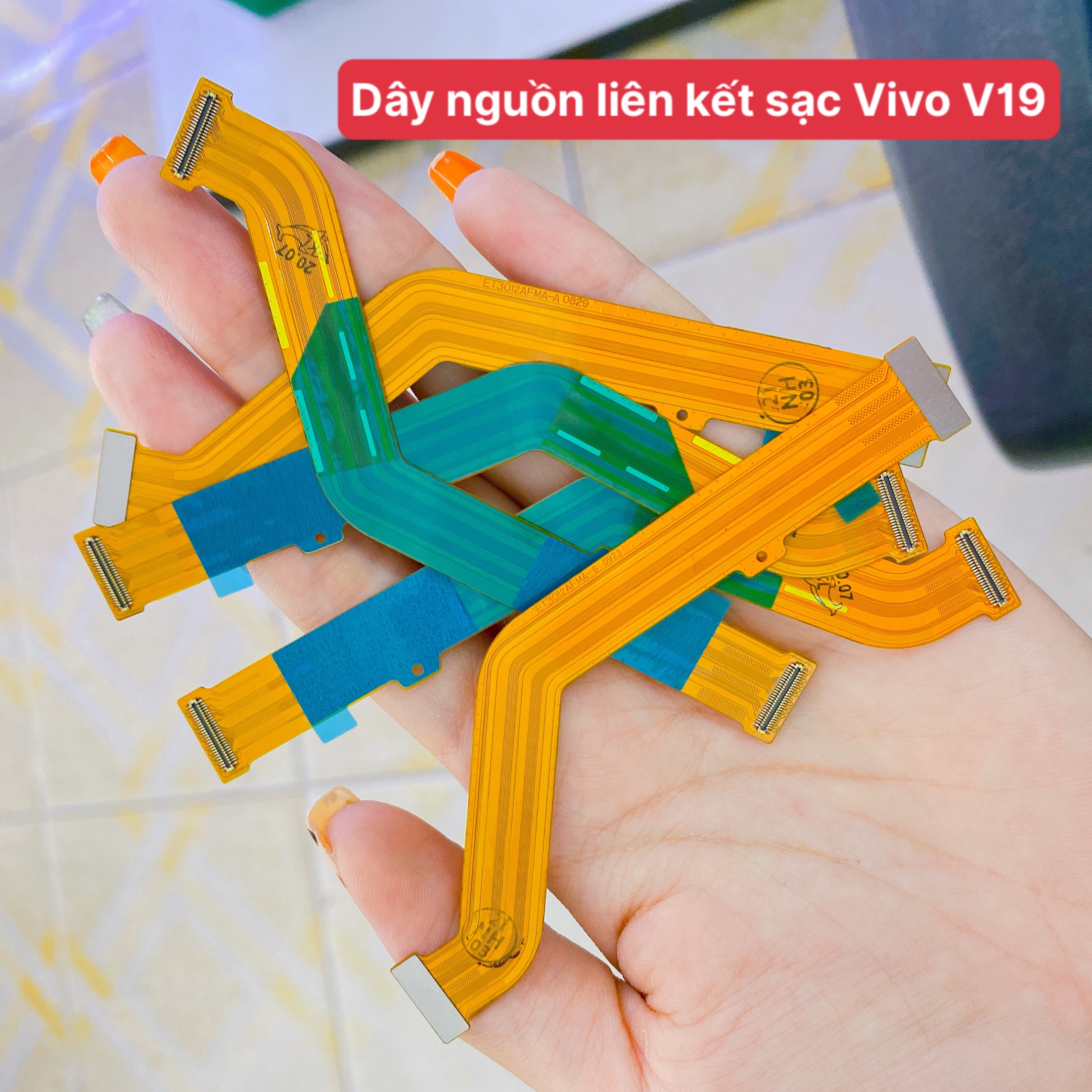 Dây nguồn liên kết main cụm sạc Vivo v19 Neo, cáp nối main, flex cable sub main Vivo V19 Neo hàng như hình