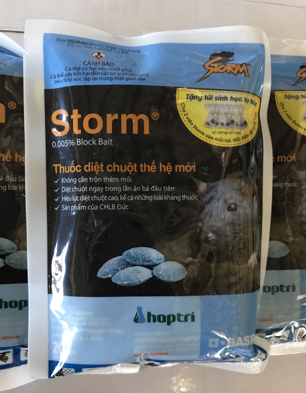 Thuốc diệt chuột Storm - 20 viên/gói