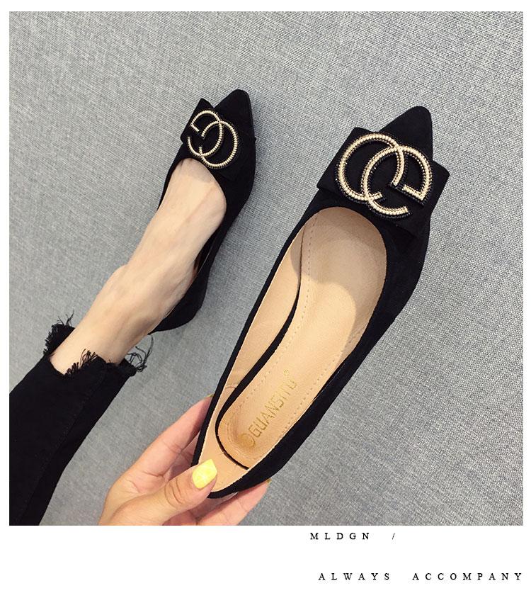 [KHO GIÀY VNXK] GIÀY BÚP BÊ CÔNG SỞ MŨI NHỌN DA LỘN TAG GC ĐẾ BỆT CỰC DỄ ĐI [G465]