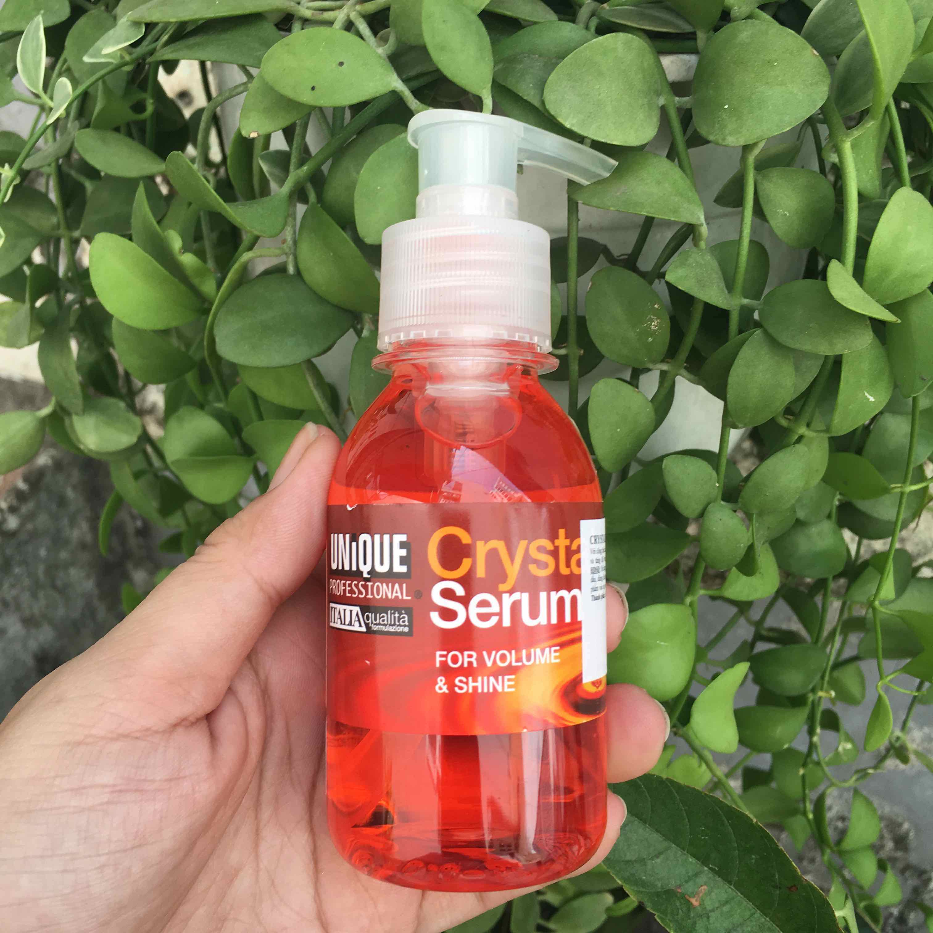 [HCM]Tinh dầu dưỡng tóc khô hư tổn Unique Crystal Serum 125ml