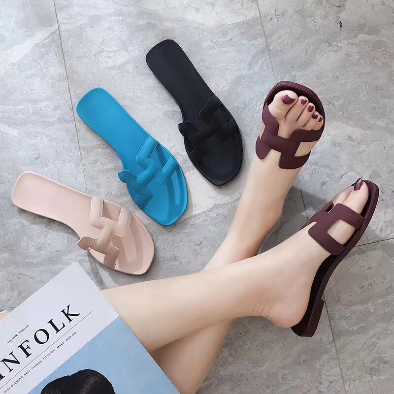 Dép Chữ H Trơn Nhựa Mới Về
