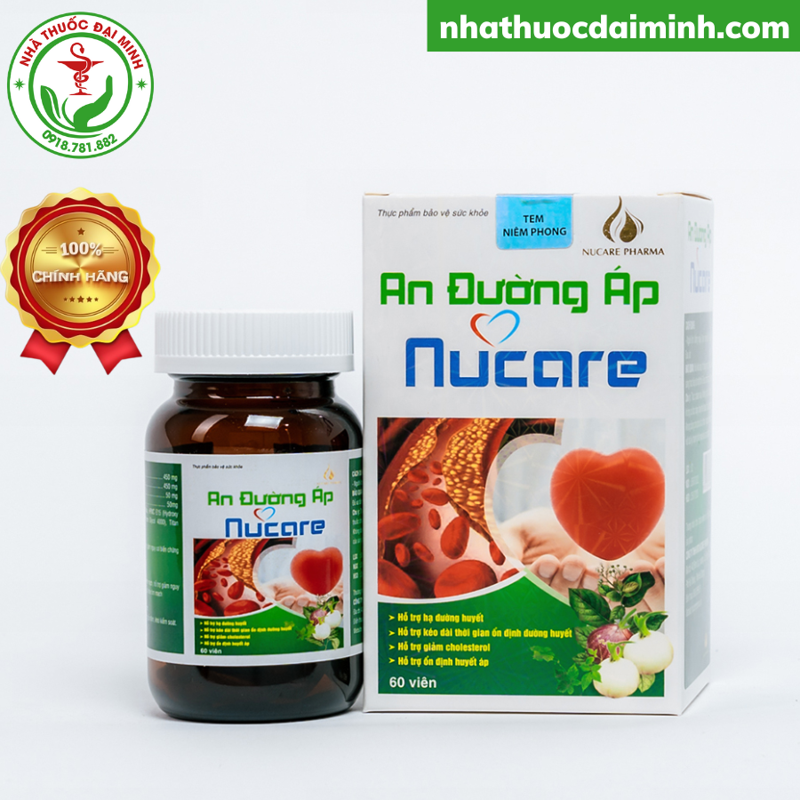 An Đường Áp Nucare Lọ 60 Viên
