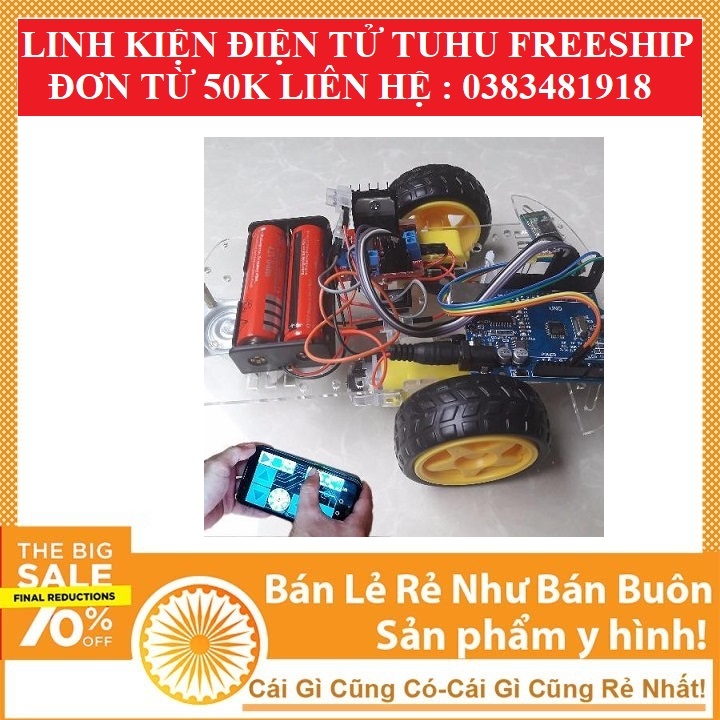 combo xe robot điều khiển bluetooth arduino xe bluetooth đã nạp sẵn code
