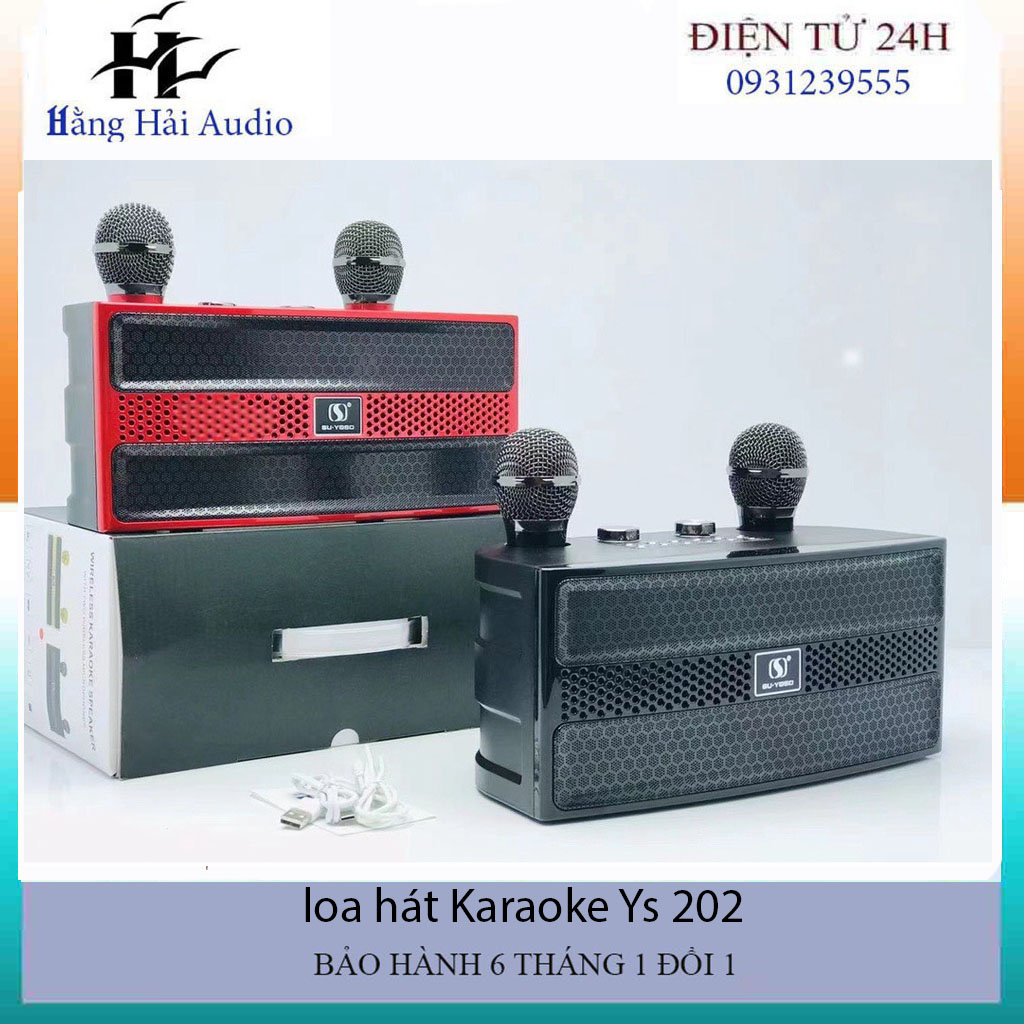 Loa Bluetooth hát karaoke Ys 202 chính hãng
