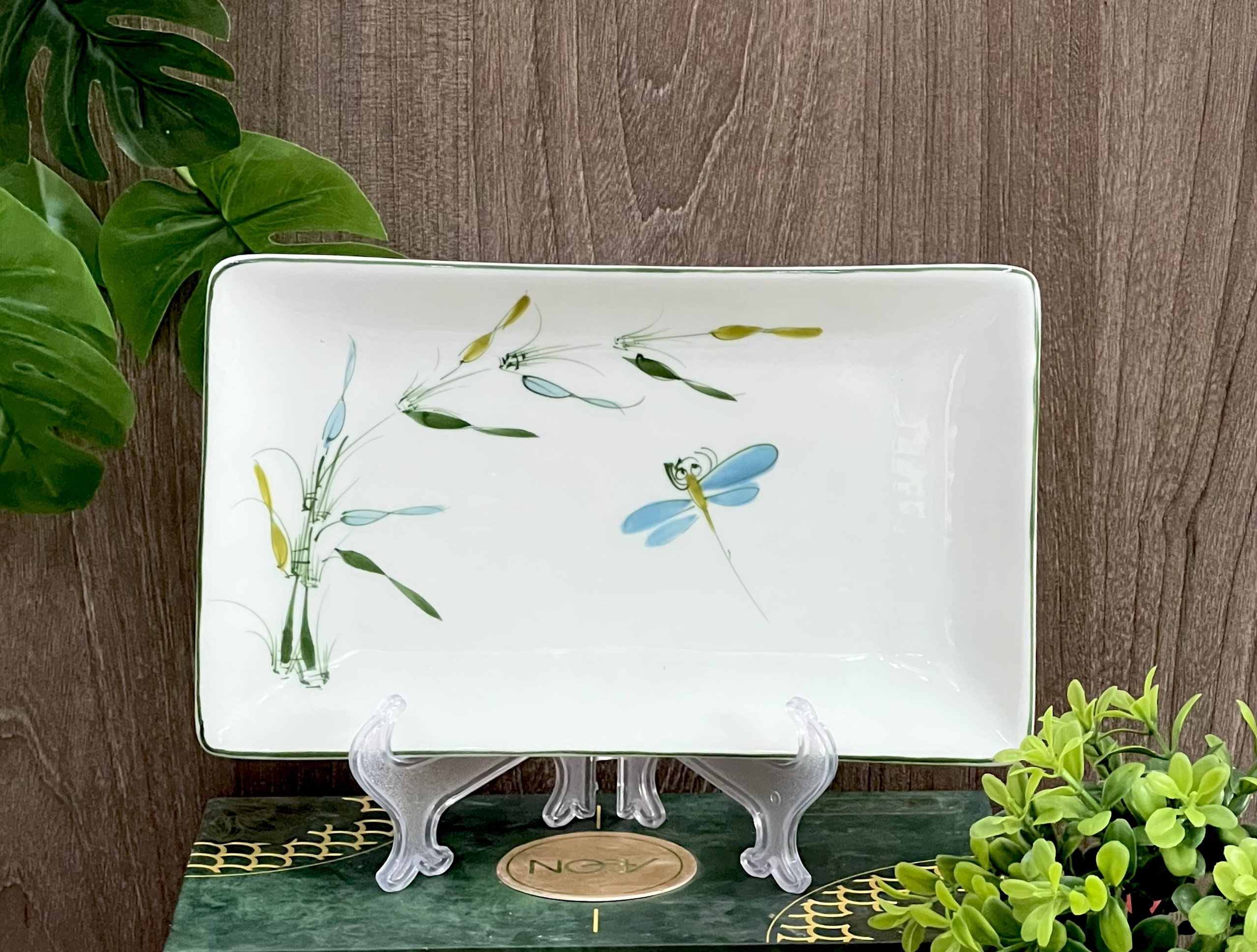 Bát, đĩa, tô, chén ăn cơm Bát Tràng Vẽ Tay Trúc Chuồn - Bộ chén dĩa, Bộ đồ ăn, bộ bát đĩa Hàng loại !