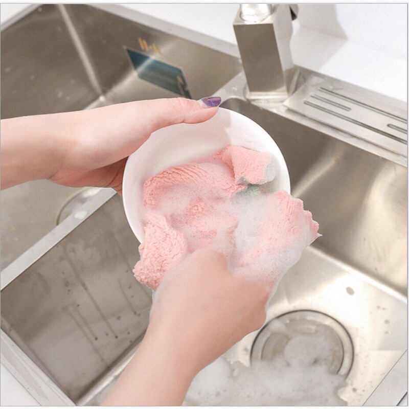 Wipes kitchen multi-purpose 2 face thick mellowed, lightning 10 PCs cleaning cloth kitchen multi-purpose 2 face super absorbent soft smooth convenience