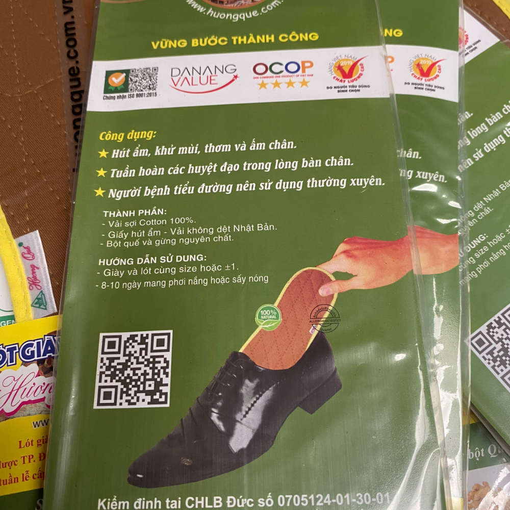 Lót giày Hương Quế chính hãng