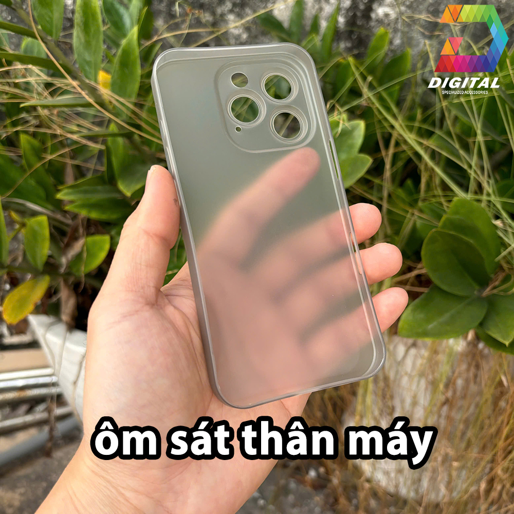 Combo 2 Ốp Lưng Trong Nhám Unibody iPhone 16 Pro Max Siêu Mỏng