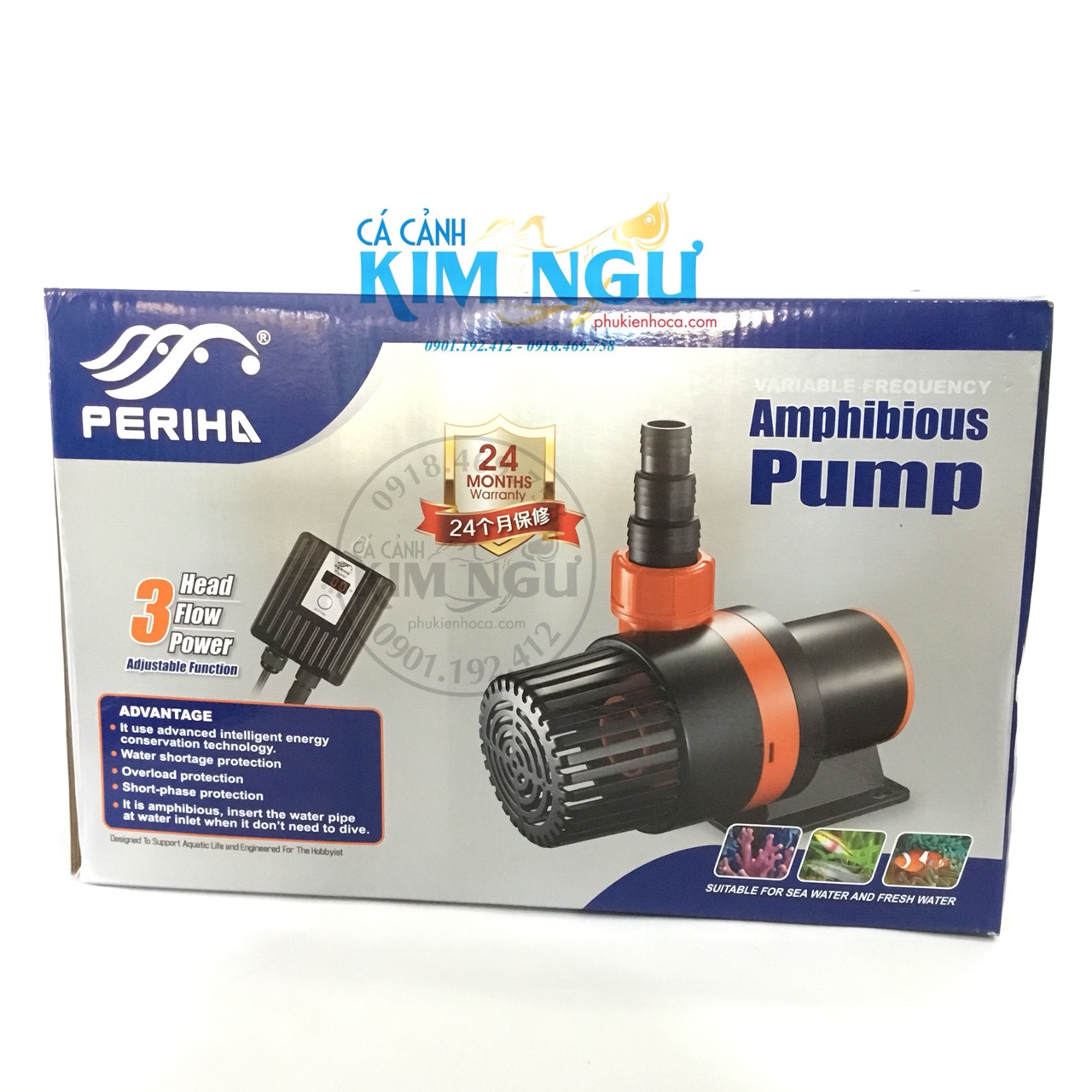 Máy Bơm Nước Hồ Cá PERIHA PB 14000 (Điều Chỉnh 3 Tốc Độ) PB14000