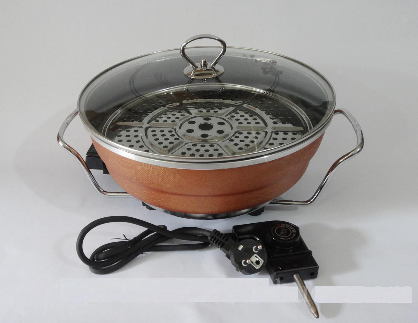 Chảo lẩu điện đa năng 7903S (Tặng kèm vỉ hấp)