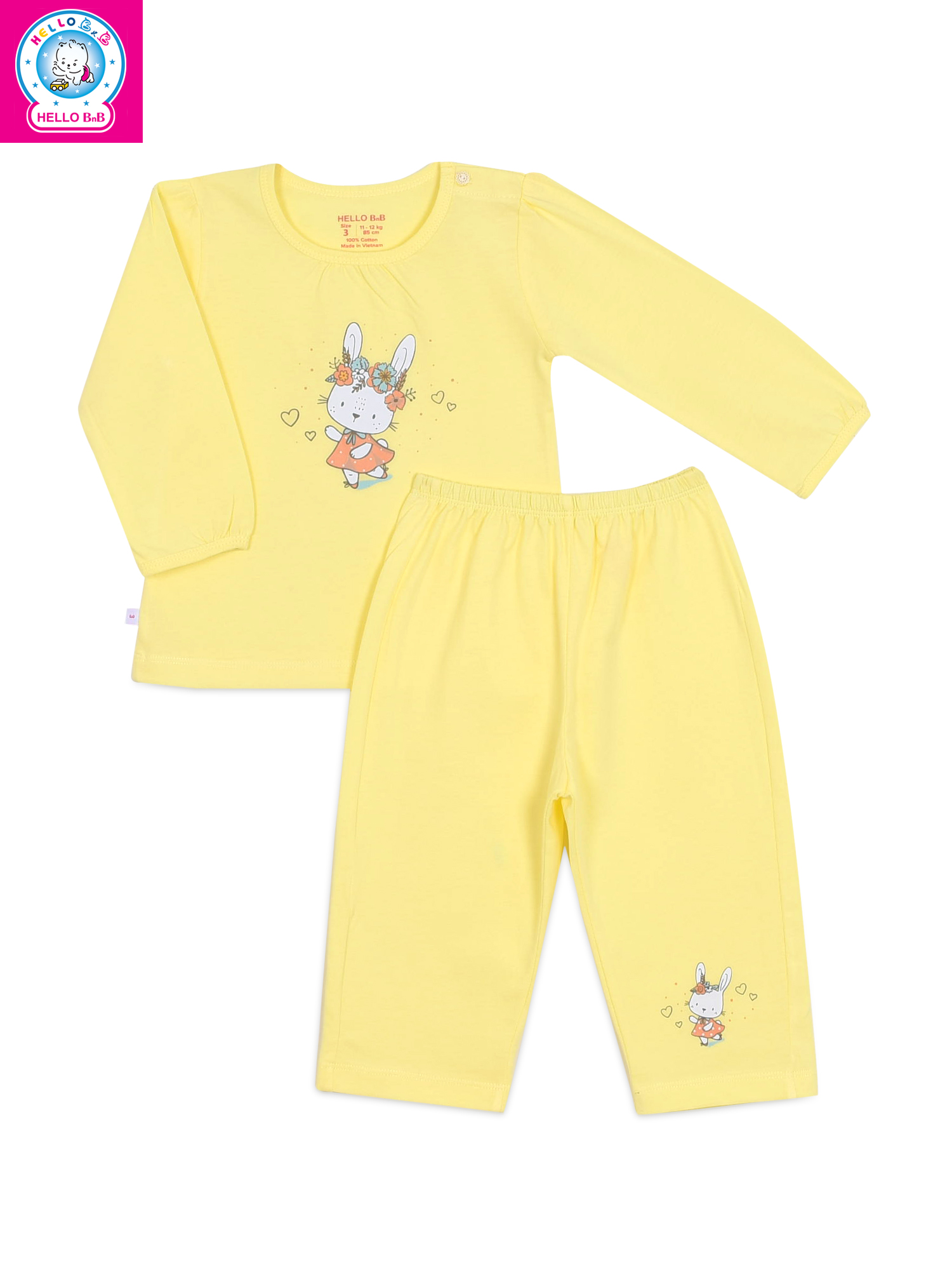 Bộ dài màu bé gái BA1170 - HELLO BnB