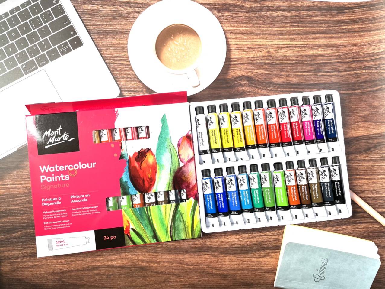 Màu nước dạng tuýp 12ml Mont Marte