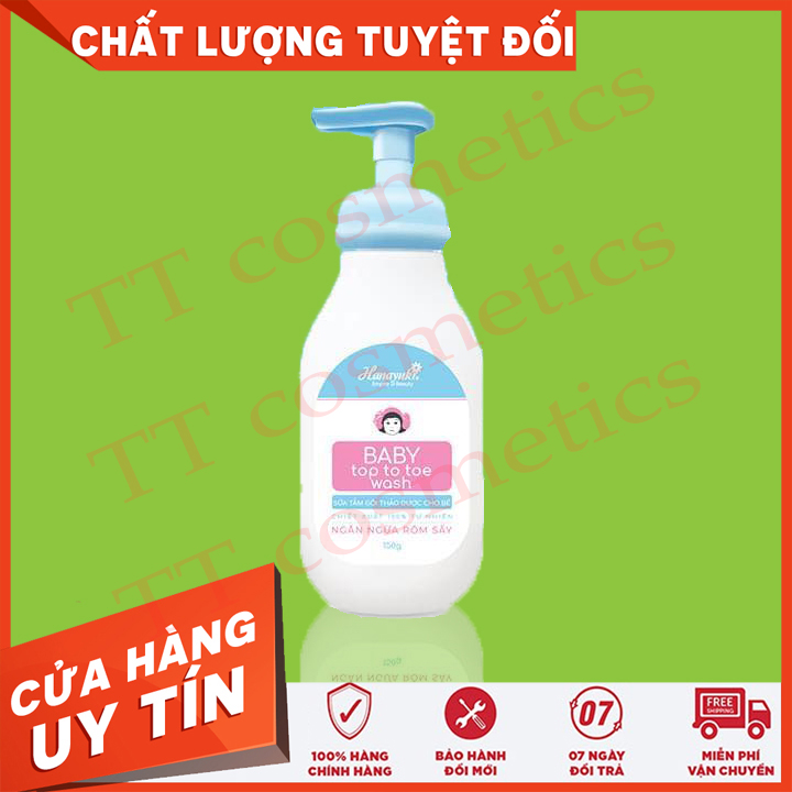 [100% Chính Hãng] sữa tắm em bé hanayuki