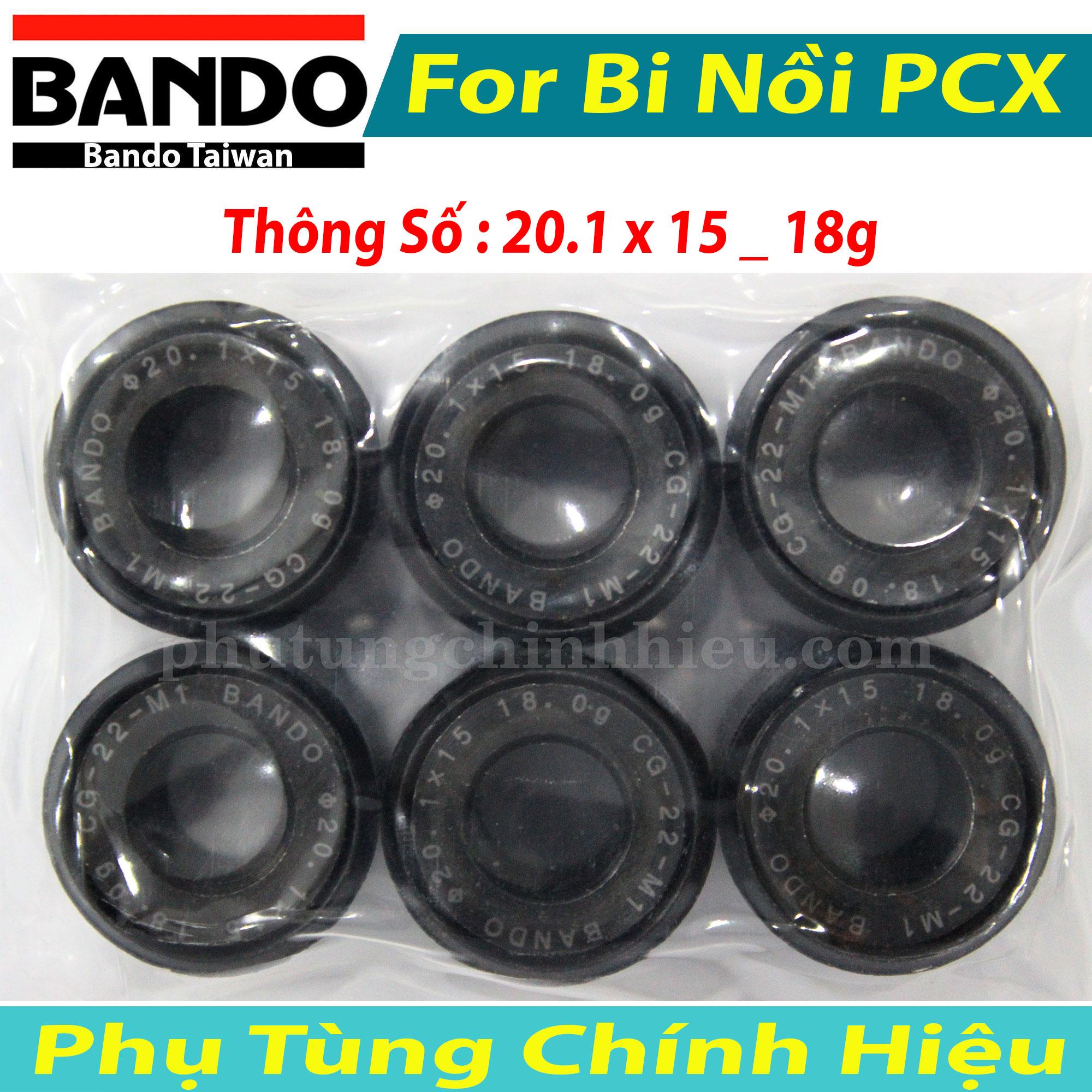 Bộ Bi Nồi Bando Honda PCX 125, 150cc ( 20.1 x 15 x 18g )