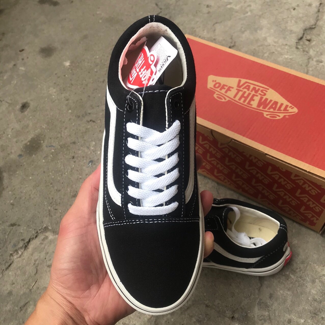 GIÀY VANS OLD ĐEN (Full box, tag)