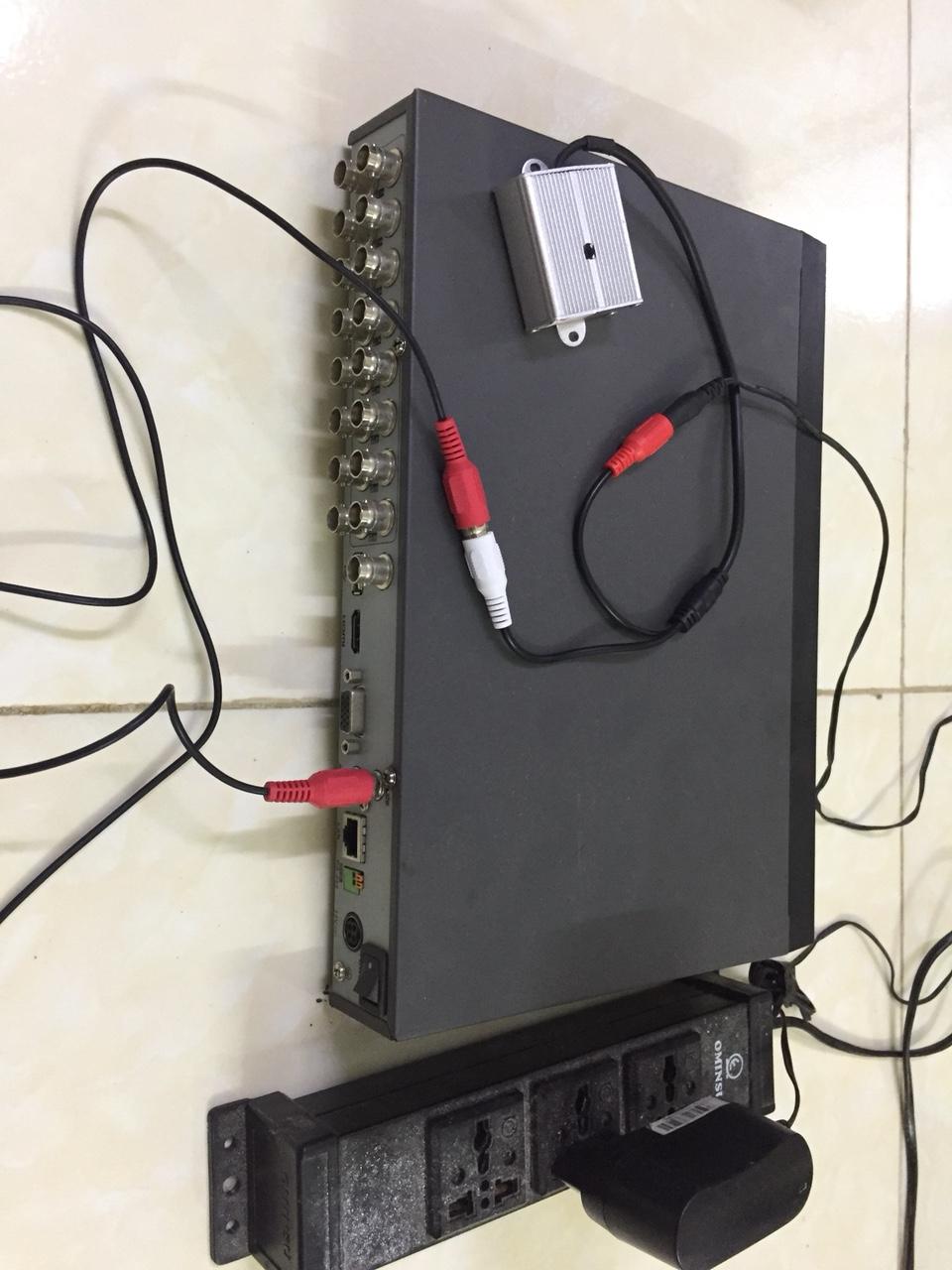 Mic sắt hỗ trợ ghi âm cho hệ thống camera