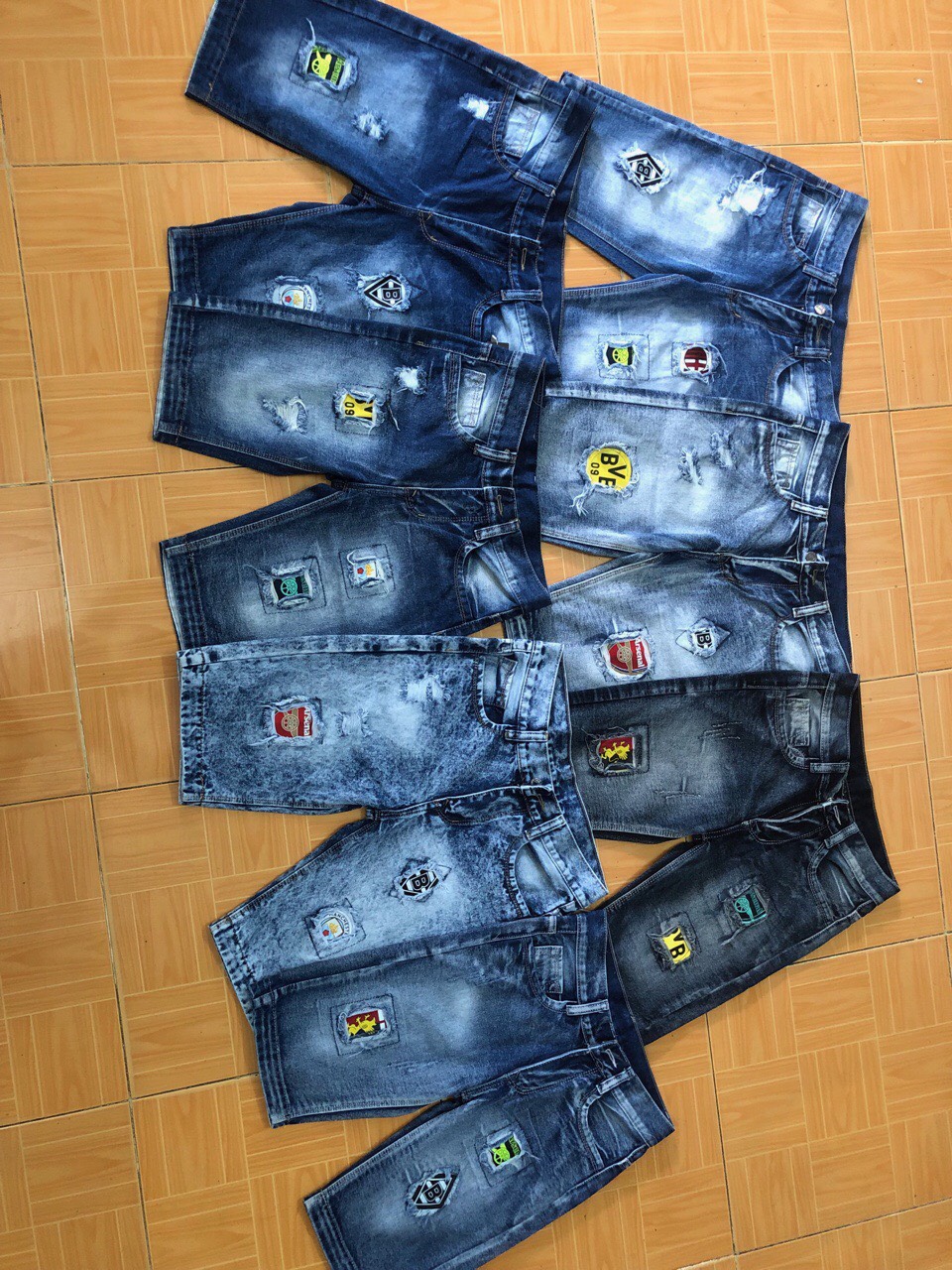 Quần Sọt Jeans Nam Cao Cấp