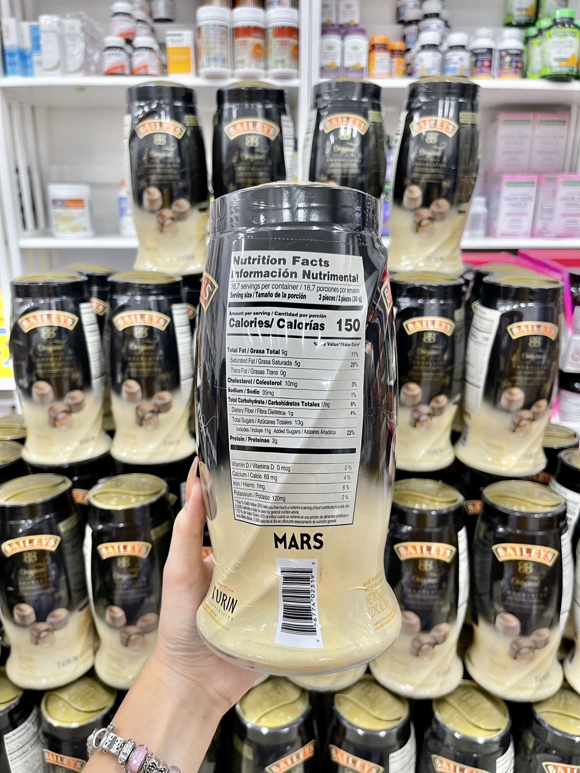 SOCOLA RƯỢU BAILEYS ORIGINAL IRISH CREAM CHOCOLATE MỸ
