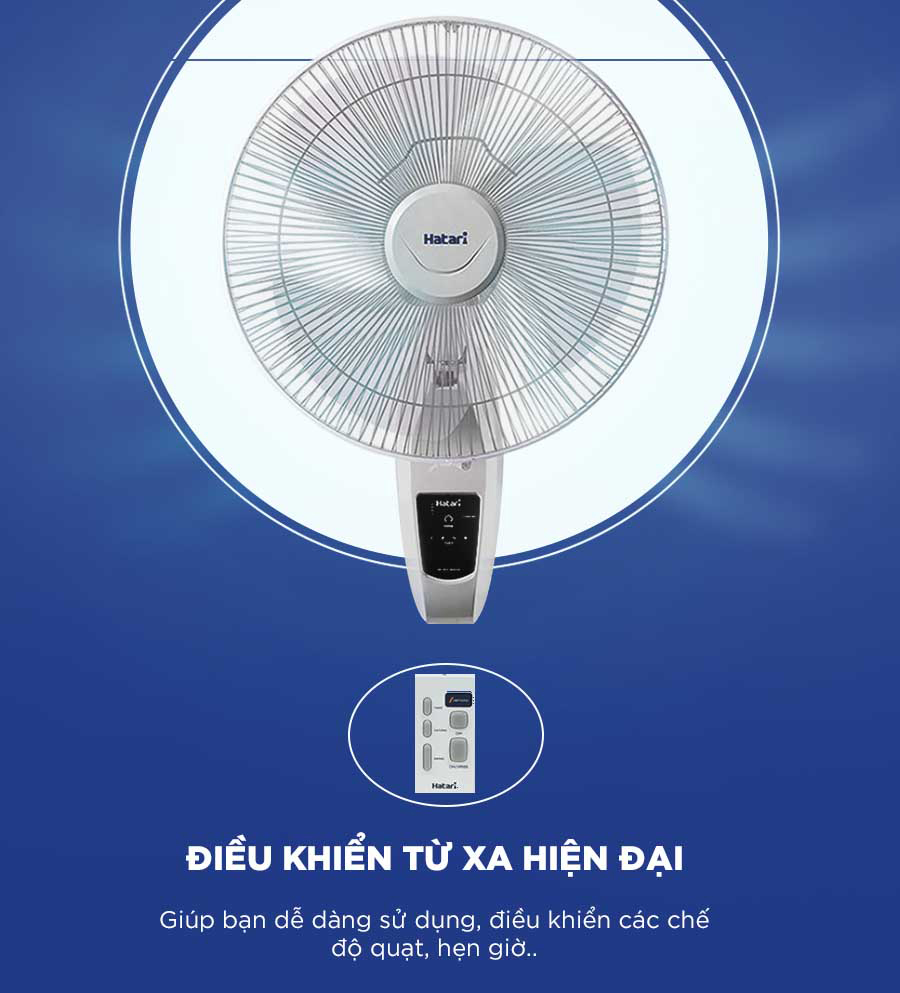 Quạt treo tường Hatari HTW16R6 Thái Lan