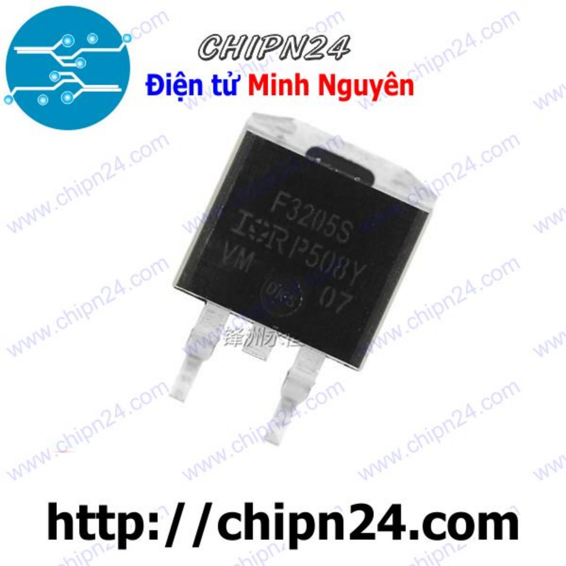 [2 con] (SOP) Mosfet Dán IRF3205 TO-263 110A 55V Kênh N (SMD Dán) (IRF3205S F3205S 3205)