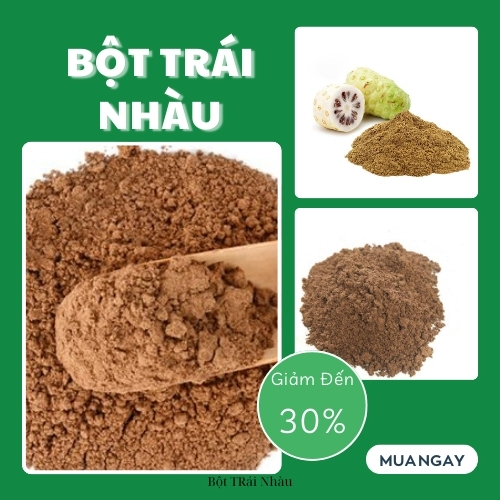 Bột nhàu nguyên chất 200g - Bột sạch nguyên chất - Giá tốt chất lượng cao