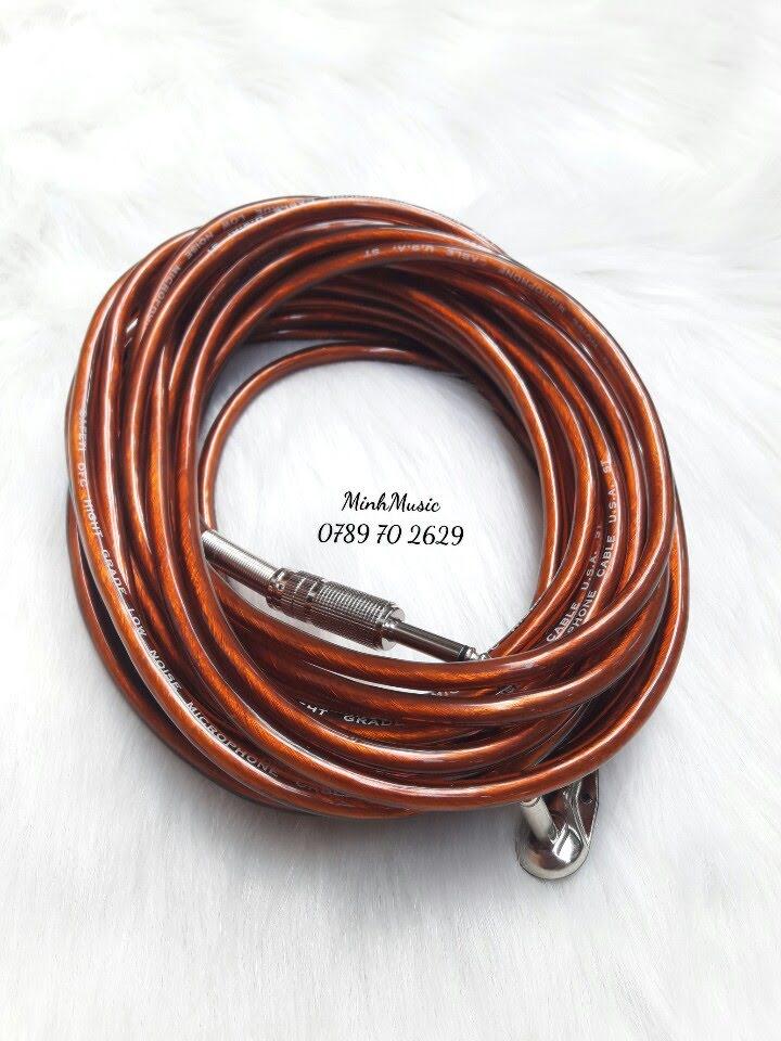 [HCM]Dây line ( jack ) cắm đàn guitar 10m MMS hình thật