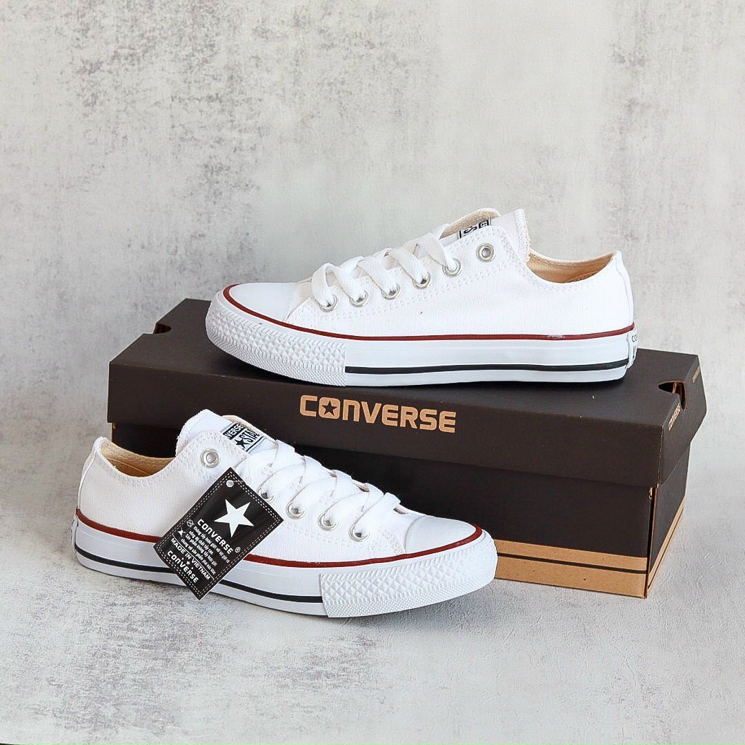[Full Box] Giày Converse Classic Black White - Đen Trắng