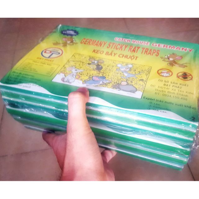 Combo 10 miếng keo dính chuột hàng việt nam
