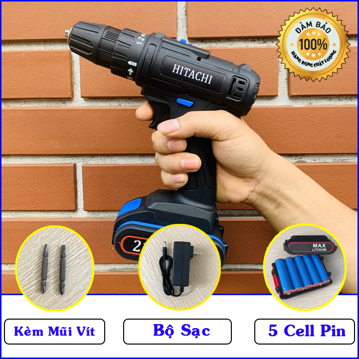 Khoan pin Hitachi 21V cao cấp