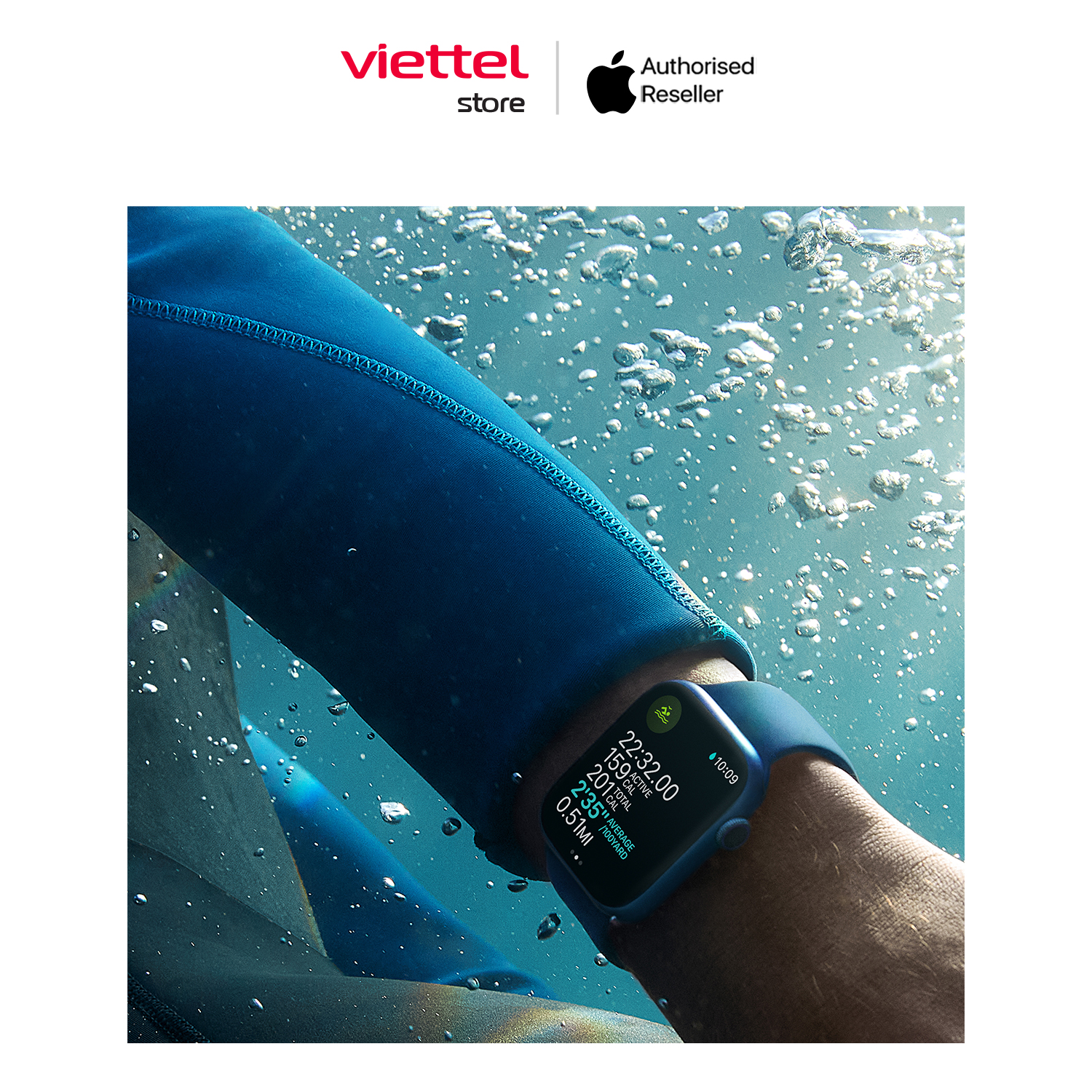 [Trả góp 0%] Apple Watch Series 7 GPS Chính hãng (VN/A) [Viettel Store]