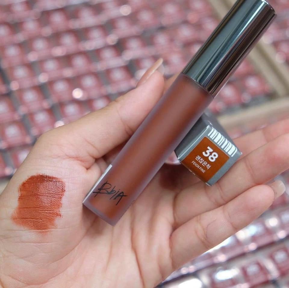Son bbia 38 feign fine nâu chocolate son kem lì bbia last velvet lip tint 5g