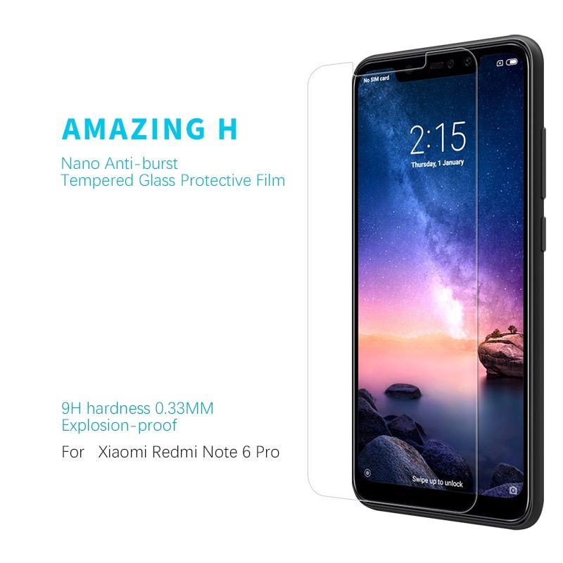 Kính cường lực Trong suốt cho Xiaomi Redmi Note 6 Pro