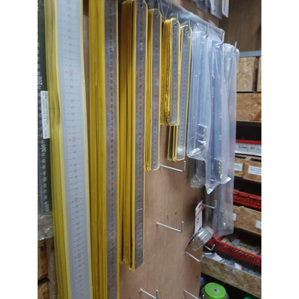 Thước Thẳng Inox 50Cm Hoặc 60Cm (Loại Dày)