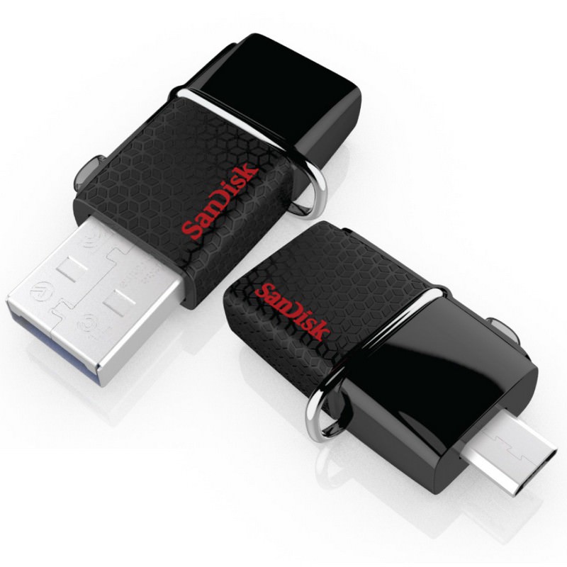 USB OTG 32GB Sandisk SDDD2 ultra dual USB drive 3.0 tốc độ 150MB/s (Đen) Nhất Tín Computer