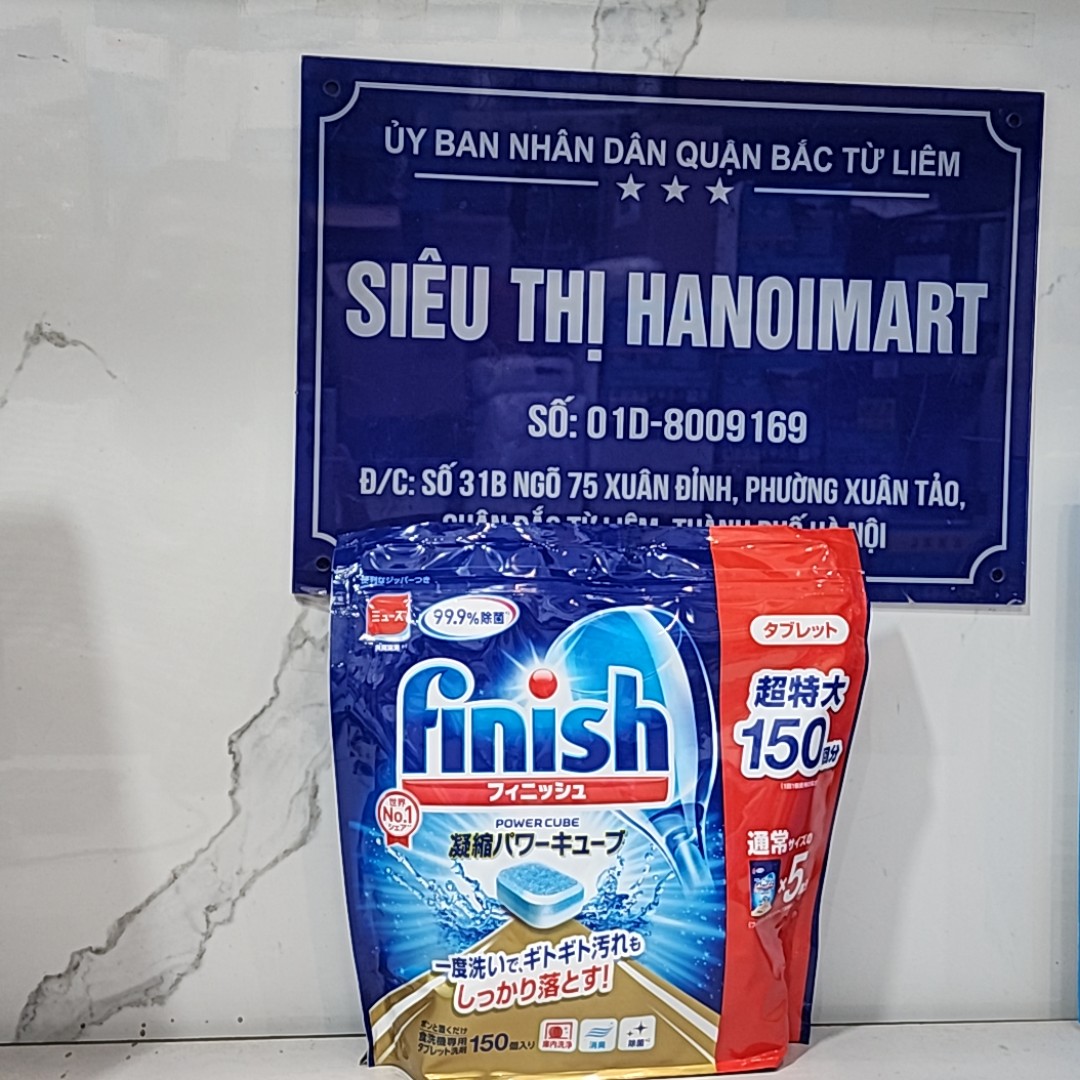 Combo Nước rửa bát dạng viên finish 150 viên hoặc muối rửa bát 1.5kg hoặc Xà phòng rửa bát hoặc Nước làm bóng  800ml