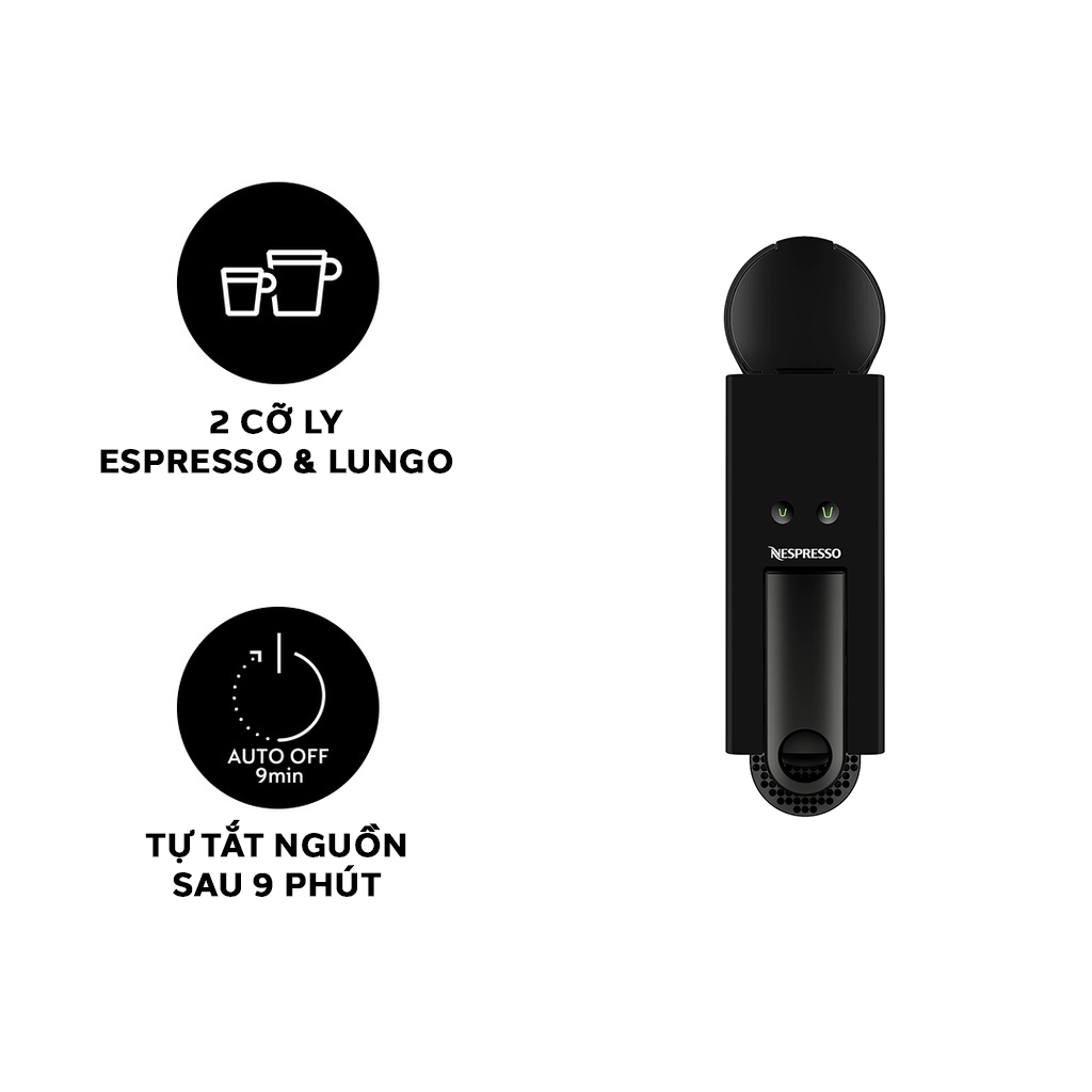 Máy pha cà phê viên nén Nespresso Essenza Mini - Đen