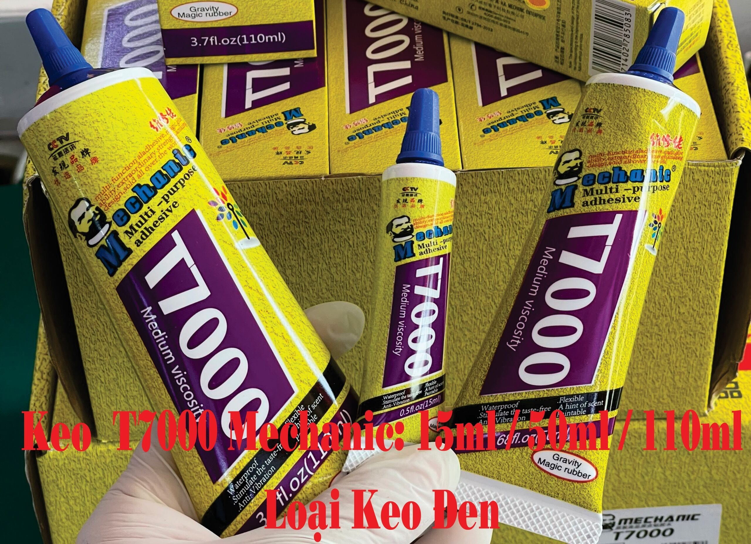 ✨Keo Dán T7000 Mechanic 110ml / 50ml / 15ml( Loại Keo Đen )✨