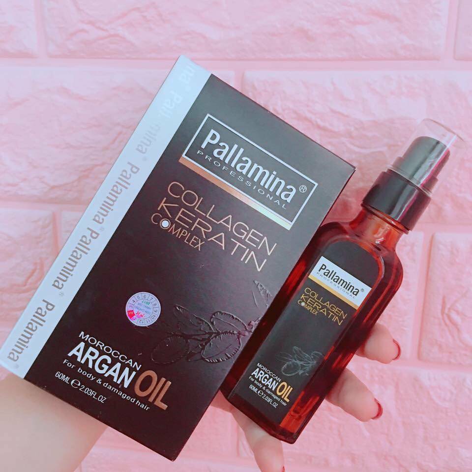 Tinh dầu dưỡng tóc PALLAMINA Collagen Keratin Complex 60ml