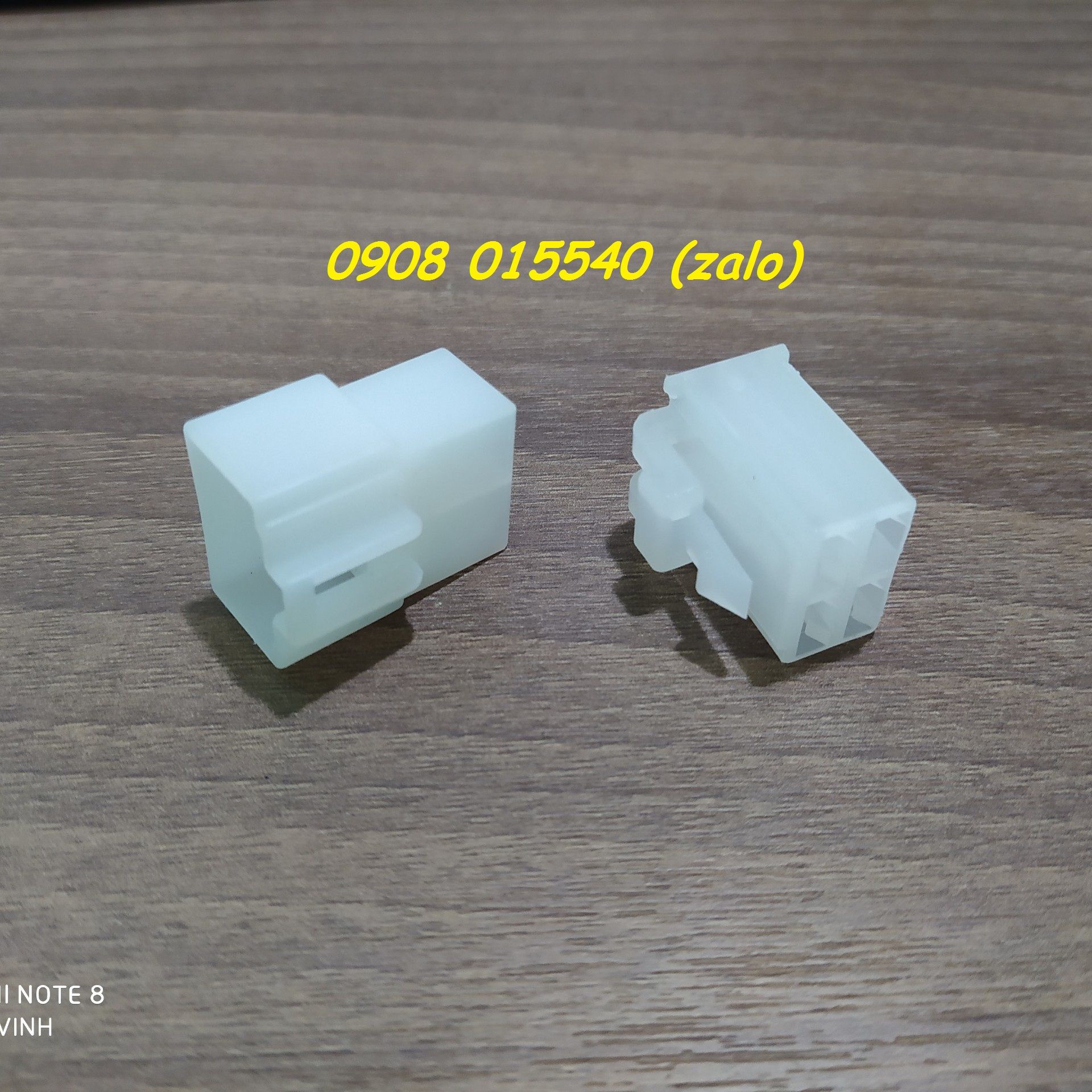 Jack nhựa 4P - 6.3 (bịch 10 bộ Đực + Cái)