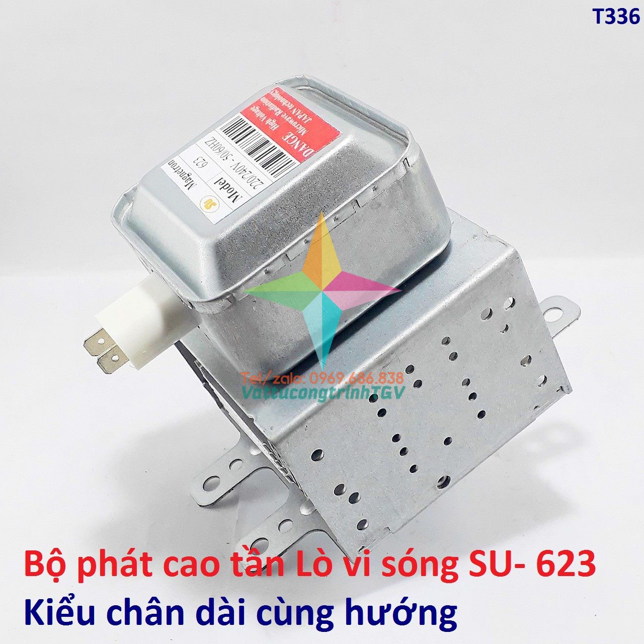 Bộ phát cao tần SU-623 kiểu chân dài cùng hướng cho Lò vi sóng