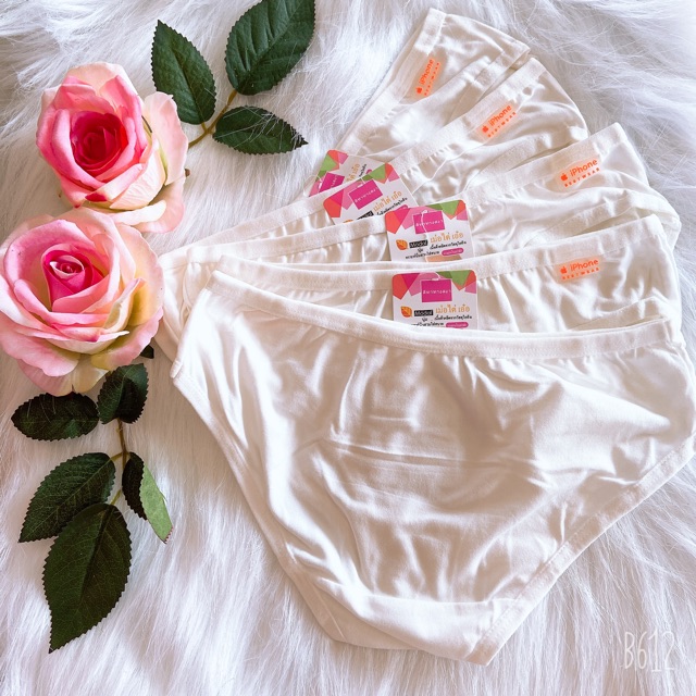 Bộ 10 Quần Lót Cotton Trắng