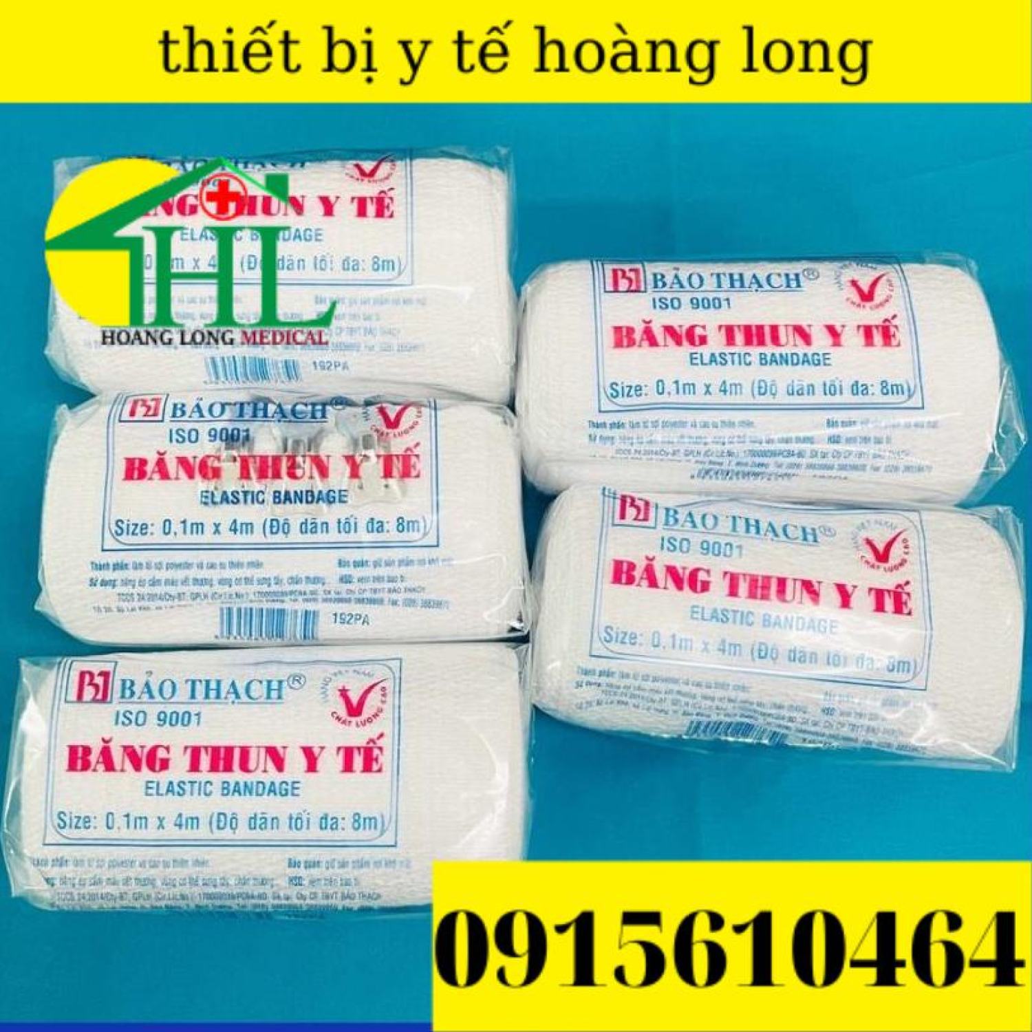 Băng thun y tế các size Bảo Thạch