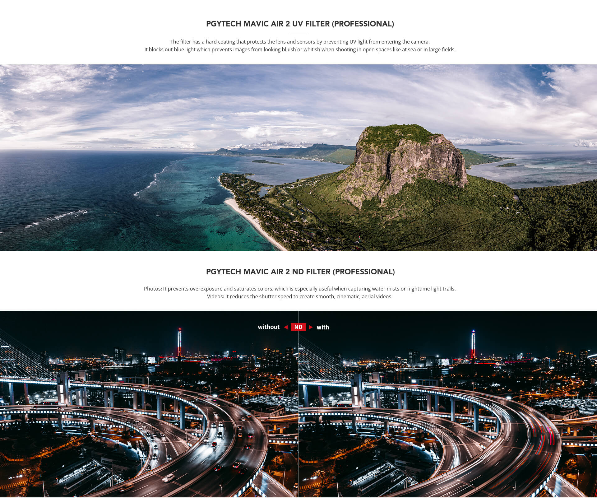 Filter CPL Mavic Air 2 – PGYtech professional
