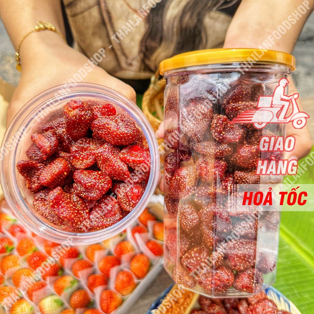 Dâu Tây Sấy Dẻo Thái Lan