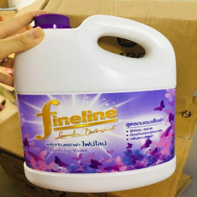 [HCM]Nước giặt Fineline 3000ml Thái Lan mẫu mới (màu Tím)