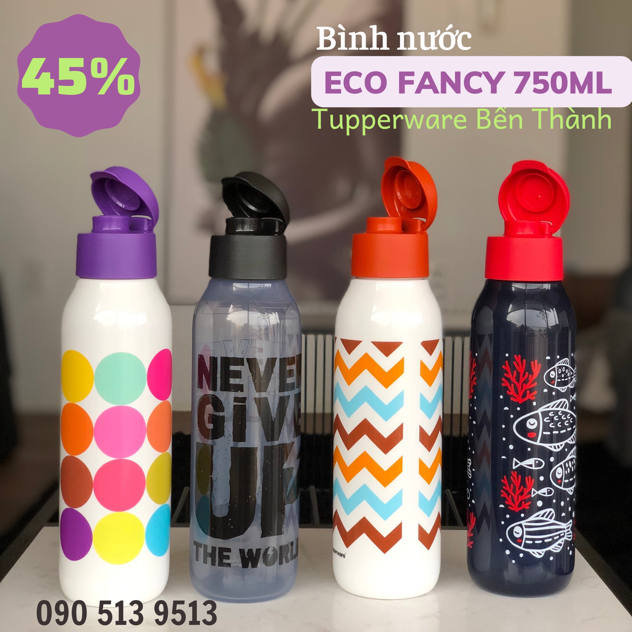 Bình nước ECO BOTTLE FANCY 750ml