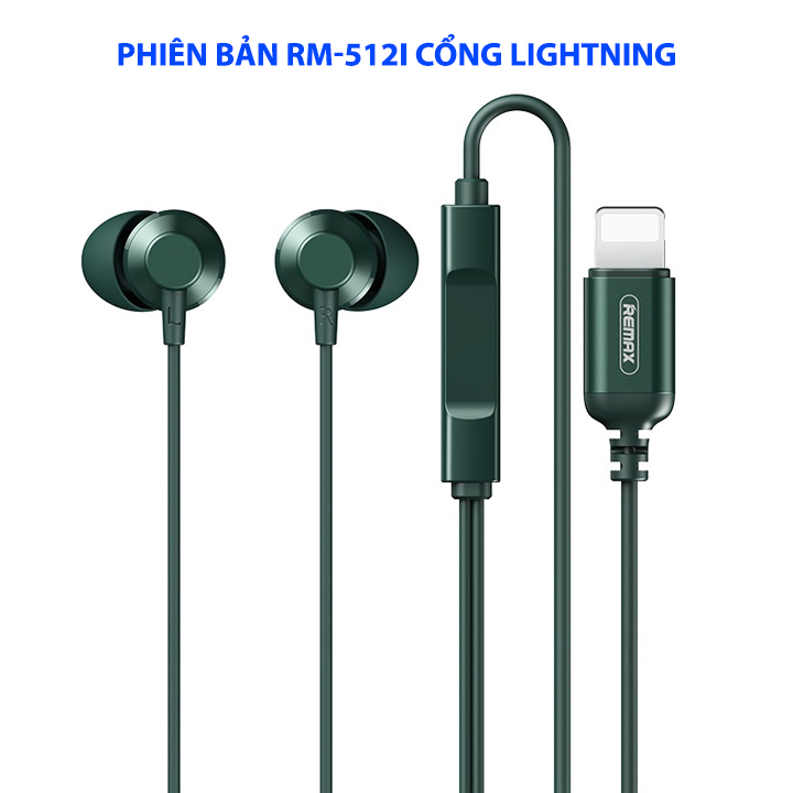 Tai nghe nhét tai Remax Metal RM-512