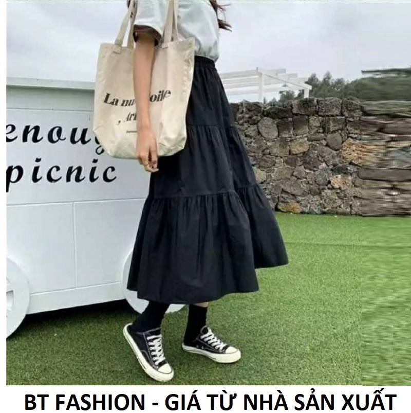 Chân Váy Dài Voan Thời Trang Hot - BT Fashion (3T) SE06- Có lót bên trong - Mua thêm Áo bên dưới để phối theo bộ